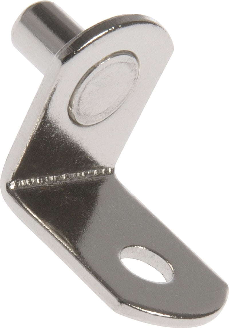 Shelf Support, For Book Shelves, 0.24-in, Nickel Y8790