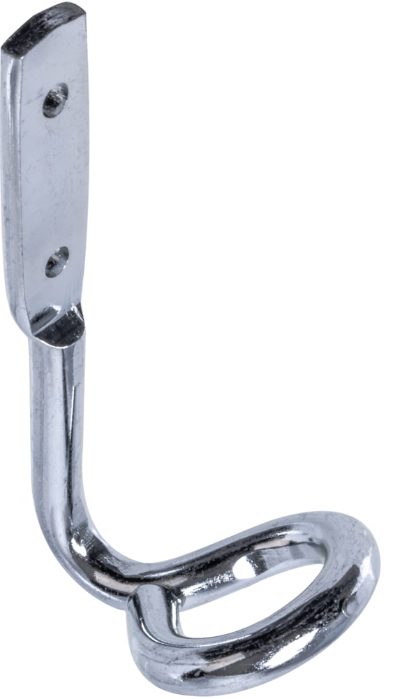 Zinc-Plated Light Duty Eye Loop Hook, No Pre-Drilling, 4-in W2955