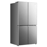 Hisense 24 in. 11.5 cu ft. Stainless Steel Top Mount Counter Depth Refrigerator with Recessed Handles