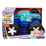 Monster Truck Remote Controlled 1:15 Scale Mega Wrex Toy Vehicle with Sounds & Lights, Ages 5+