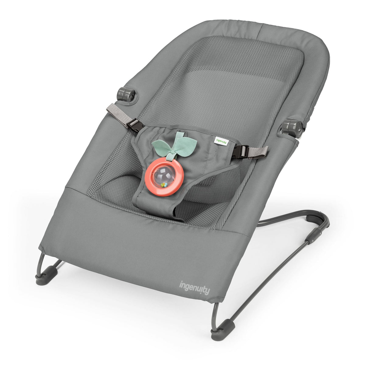HPP Fold Flat Baby Bouncer, Grey