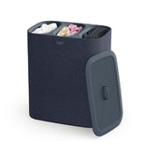 Tota Trio Laundry Hamper Separation Basket, Black, 90-L