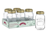 Mason Regular Mouth Jar, 1-L, 6 Count