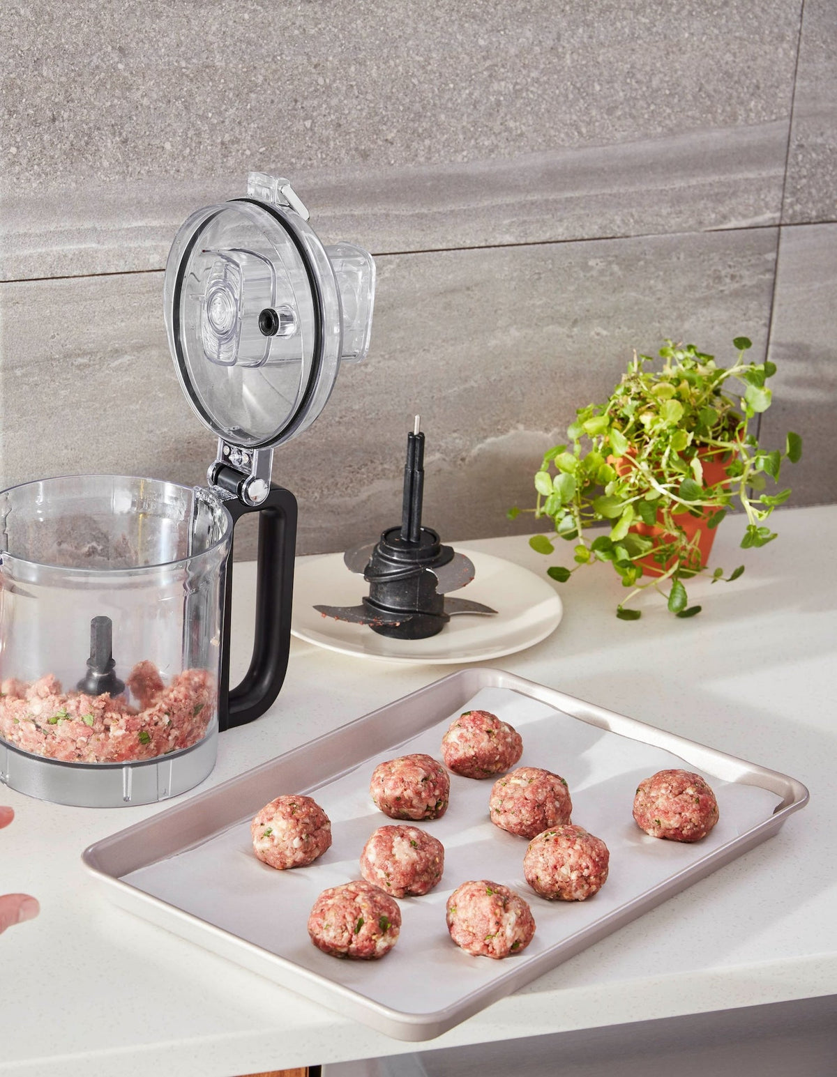 Food Processor Plus Black Matte, 9 Cups