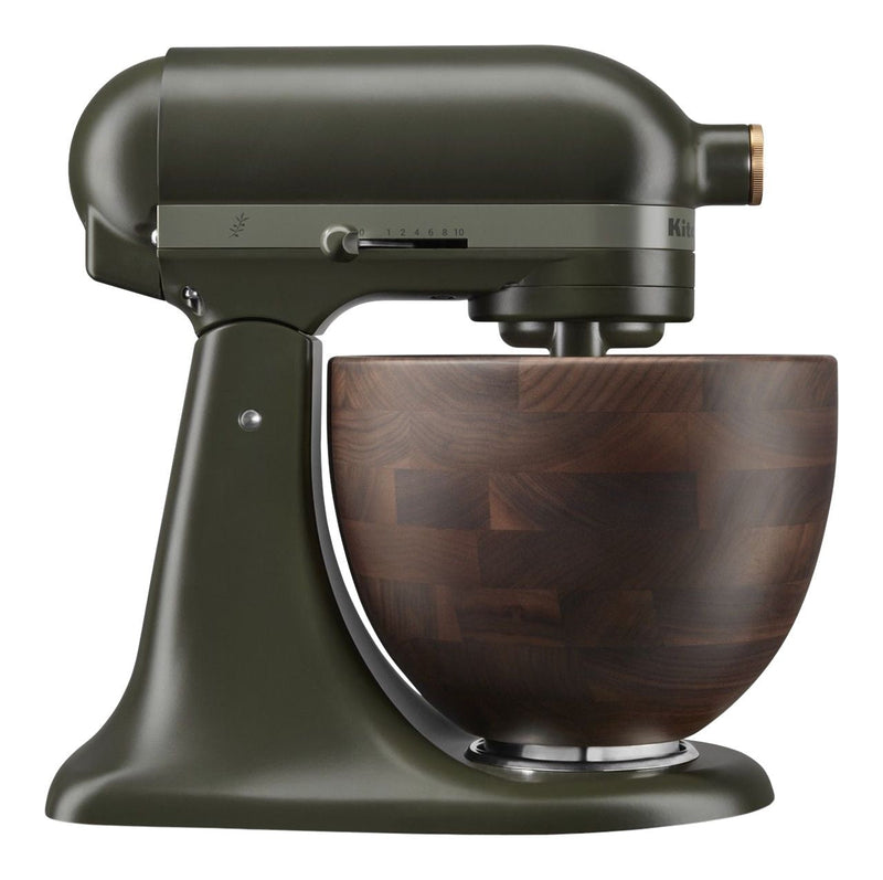Stand Mixer with Wooden Bowl, Evergreen P1774