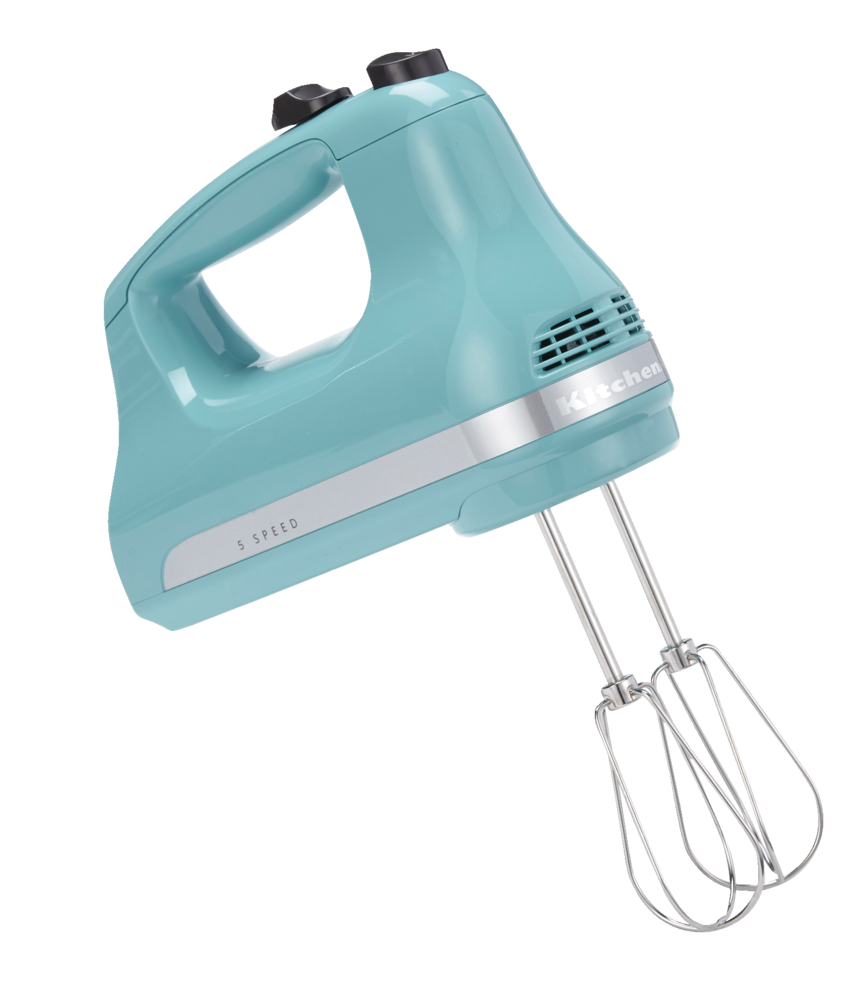 Ultra Power 5-Speeds Hand Mixer with Turbo Beater Aqua Sky