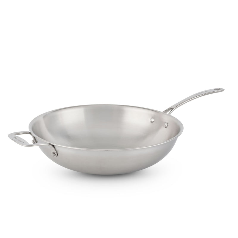 3-Ply Clad Commercial Wok Fry Pan, 32-cm A69