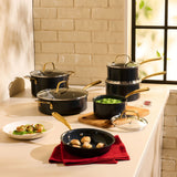 Eleganza Ceramic Pro Non-Stick Cookware Set, 11-pc