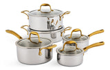 Finezza 5-Ply Clad Stainless Steel Cookware Set, 10-pc