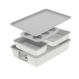 Premium Stackable Cream Non-Stick Bakeware Set, 5-pc