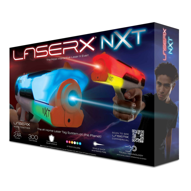 X NXT 2-Player Toy Blaster Laser Tag Set for Ages 8+ T8263