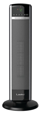 1500W Digital Tower Ceramic Space Heater withRemote Control, 1500W, Black, 30-in