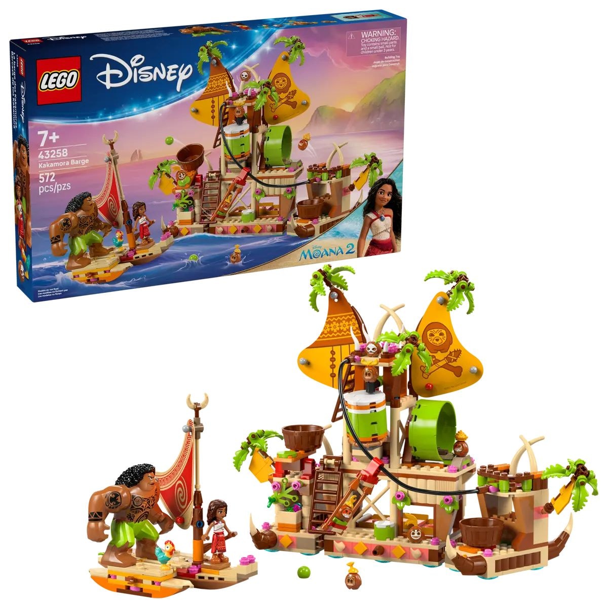 Kakamora Barge - 43258, 572-pcs, Ages 7+