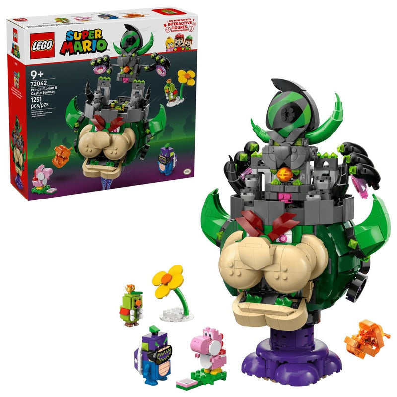 Prince Florian & Castle Bowser - 72042, 1251-pcs, Ages 9+ H7333