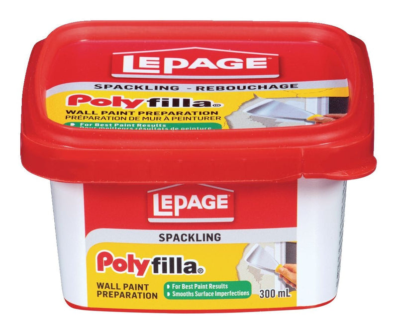 Wall Paint Preparation Spackling, Hole/Crack Repair Filler, White M5385