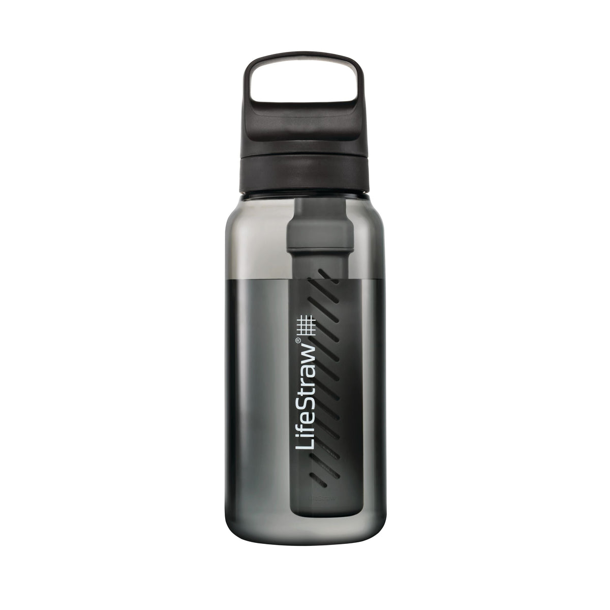 GO Series Water Bottle, 1-L, Black