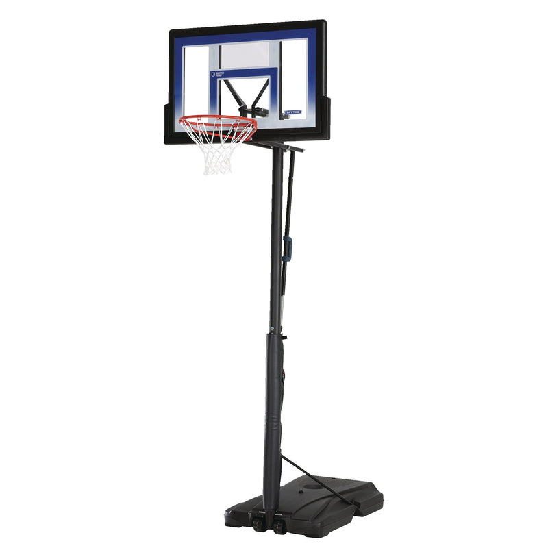 Portable Adjustable Basketball Backboard, Hoop & Net System, 48-in L4608