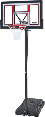 Lifetime Portable Adjustable Basketball Backboard, Hoop & Net System, 50-in