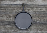 Lodge Seasoned Cast-Iron Griddle with Raised Edges, 10.5-in