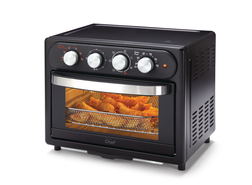 AirFryer Toaster Oven with 5 Functions, Black
