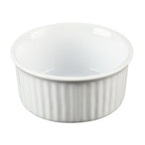 Ceramic Ramekin, White, 4.92 x 2.36-in