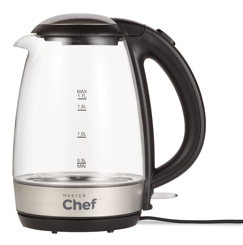 Cordless Electric Kettle with Blue Light, Glass, 1.7L S1461