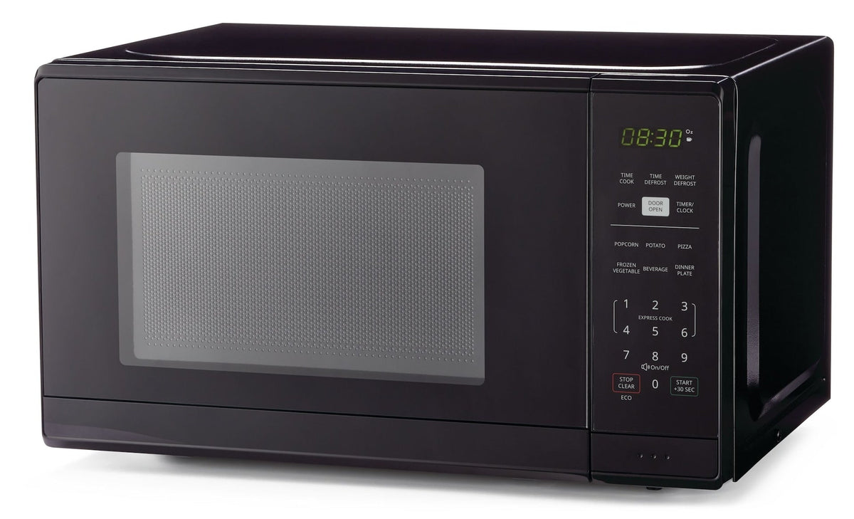 Countertop Microwave, 700 W, Black, 0.7-cu-ft