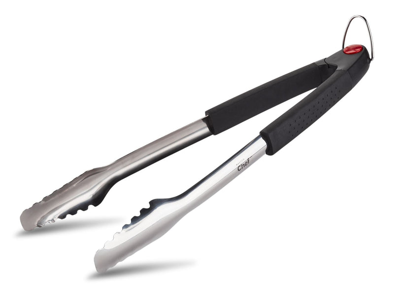 Stainless Steel BBQ Grill Tong with Hook A1669