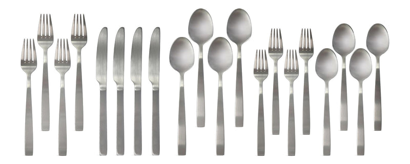 Stainless Steel Flatware Set, Serves 4, 20-pc P2739