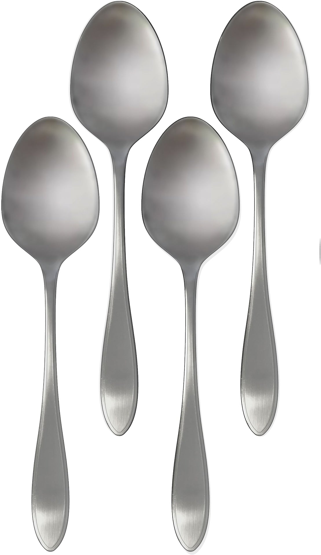 Stainless Steel Spoon Set, 4-pc