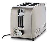 Stainless Steel Toaster with 3 Settings, 2-Slice