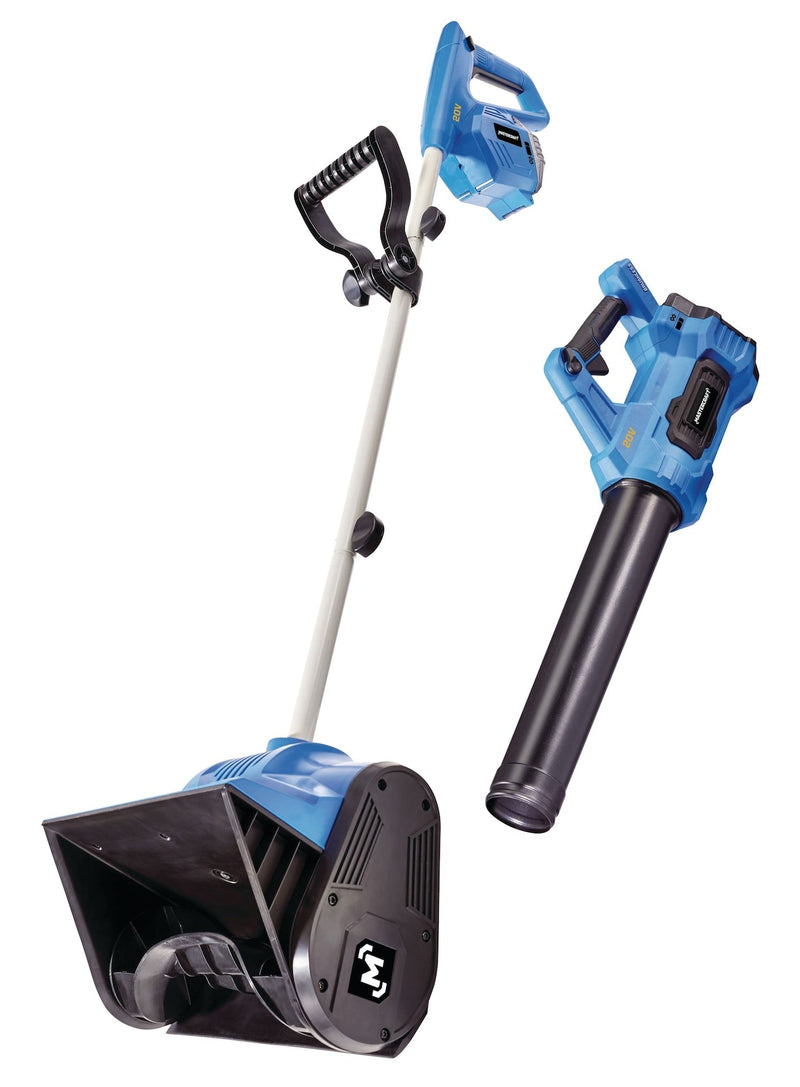 20V Brushless 5.0Ah Snow Shovel & Blower Combo Kit, Compatible H9298