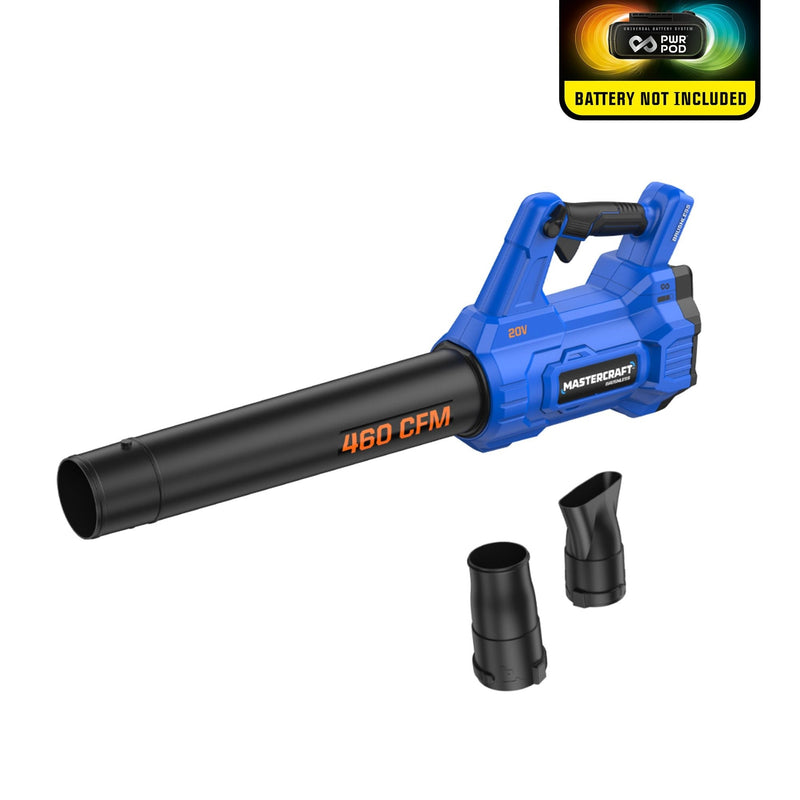 20V Cordless 460 CFM Brushless Leaf Blower, Tool Only, Compatible A7779