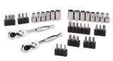 39 Piece 1/4" Micro Ratchet/Driver Set
