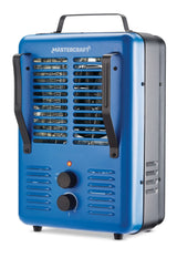 Deluxe Milkhouse Utility Space Heater with Thermostat, 1500W, Blue