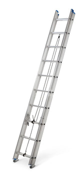 Grade 2 Aluminum Extension Ladder, 225-lb, 20-ft