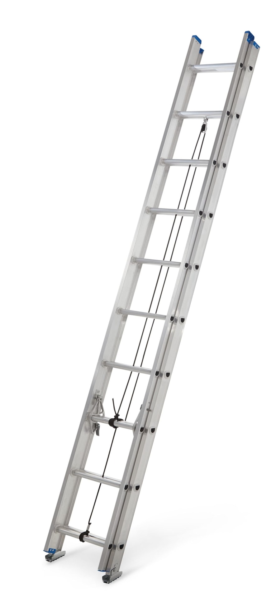 Grade 2 Aluminum Extension Ladder, 225-lb, 20-ft