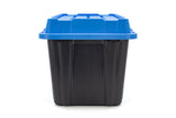 Heavy-Duty Polypropylene Tote with Domed Lid, 120-L