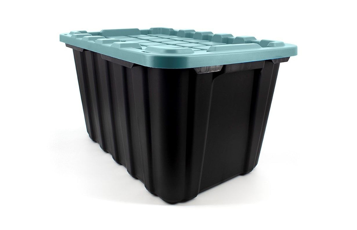 Heavy-Duty Storage Tote, 102-L, Teal