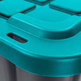 Heavy-Duty Storage Tote, 102-L, Teal