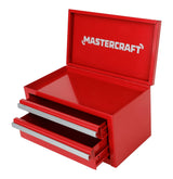 Mini Toolbox with 2 Drawers, Red