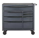Tool Storage Cabinet, 8 Drawer, 41-in, Black