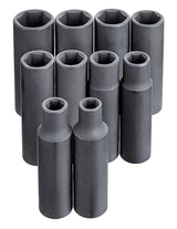 MAXIMUM 1/2-in Drive Deep Impact Socket Set, SAE, 10-pc