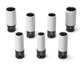 MAXIMUM 1/2-in Drive Wheel Protector Deep Impact Socket Set, 7-pc