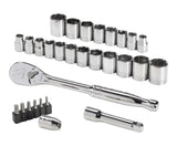 MAXIMUM 29 Piece 3/8" Drive Metric Socket Set