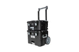 MAXIMUM Brix Modular Portable Toolbox/Tool Storage System with Wheels, IP65, 23-in x 19-in x 33-in, 3-pc