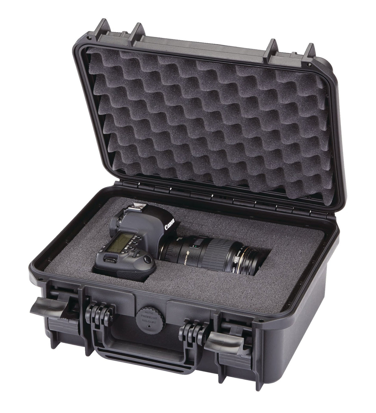 MAXIMUM Portable IP67 Waterproof Storage Case with Foam Layers, Small, Black