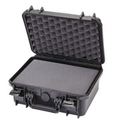 MAXIMUM Portable IP67 Waterproof Storage Case with Foam Layers, Small, Black
