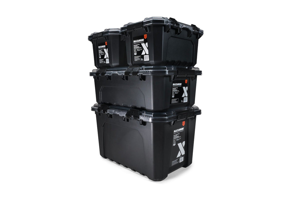 MAXIMUM Pro Duty Storage Box with Secure Closure, 18.9-L