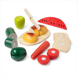 Wooden Cutting Food Playset, Ages 3+